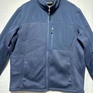 SwissTech Men's Blue Full Zip Performance Jacket, Size XL- Excellent Condition